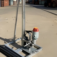 Petite machine de forage de puits à manivelle, multi-puissance 2500W, équipement de forage de 60m pour les zones rurales et montagneuses
