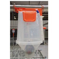 Estructura centrosimétrica PP DL6 Dosificador de alimentos Instalación fácil de limpieza Sistema de alimentación para equipos ganaderos en granjas porcinas