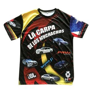 مخصص الرقمية 100% البوليستر تصميم بنفسك 2 الوجهين الأمامي الخلفي 3D تي شيرت الطباعة - Product Image 1