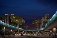 Éclairage LED de façade de bâtiment, OEM personnalisé, projecteur architectural mural, éclairage de pelouse, solution d'éclairage de façade