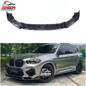 Labbro anteriore in fibra di carbonio stile X3m AE per <span class=keywords><strong>BMW</strong></span> F97 X3m Pre Lci Kit corpo anteriore con labbro anteriore <span class=keywords><strong>Spoiler</strong></span> - Product Image 1