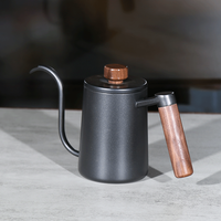 Bouilloire à col de cygne en acier inoxydable T 304 600ml pour café et thé