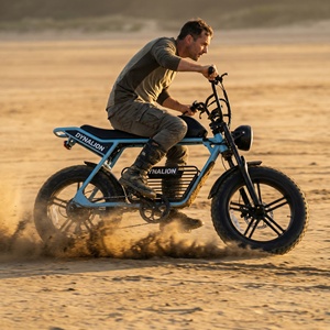 Bicicleta Eléctrica Todoterreno Resistente con Neumáticos Gruesos, Batería de 48V 16Ah, Bicicleta Eléctrica Resistente para Explorar Arena y Lodo - Product Image 3