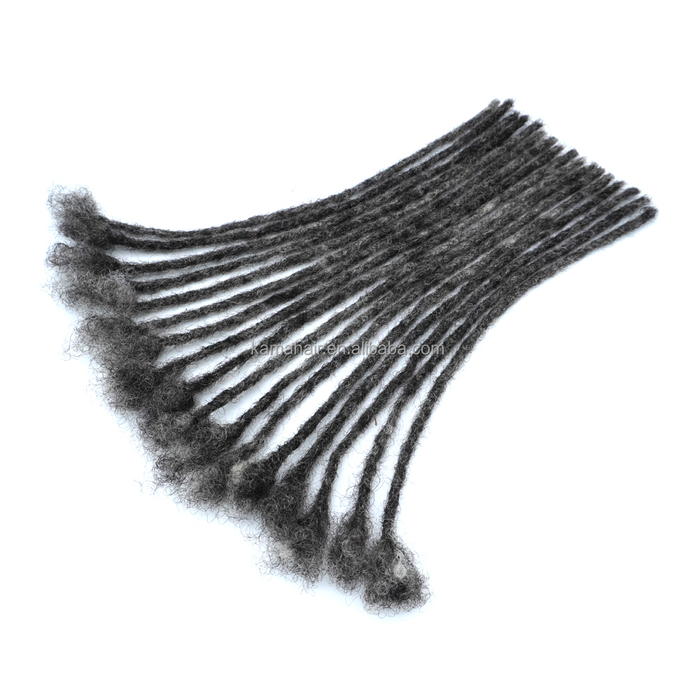 KAMA Wholesaft Human Hair Soft Dreadlock Extensions Deadlock Maintenance Dread Loc Extension for Black Hair Detail Section 7