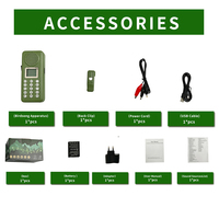 Haut-parleur numérique de chasse 2400 mAh avec logo personnalisé, pour appels d'animaux (cerfs Sika, oiseaux), lecteur MP3 - Vente en gros usine