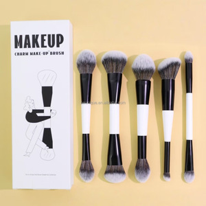 Lilywild OEM Đen <span class=keywords><strong>Make</strong></span> <span class=keywords><strong>Up</strong></span> Trang Điểm Bàn Chải Thiết Lập Tùy Chỉnh 15 Pcs 15 Pcs Bàn Chải Bộ Với Chủ Túi - Product Image 3