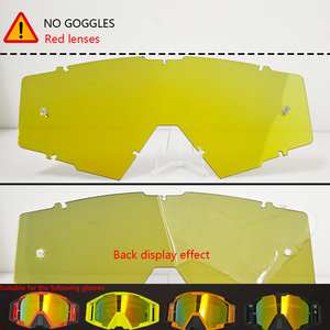 Lentes de Repuesto <span class=keywords><strong>para</strong></span> <span class=keywords><strong>Gafas</strong></span> de Ciclismo y Motocross <span class=keywords><strong>Enduro</strong></span>, Protección UV400, Ligeras, Deportivas, Seguras y Fáciles de Transportar - Product Image 3