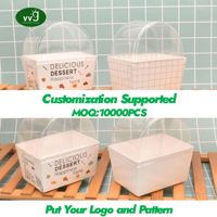 Cajas de Embalaje para Alimentos VVG OEM ODM, Impresión Personalizada, Cajas Gruesas para Huevos, Tostadas, Hamburguesas, Desayunos y Sándwiches