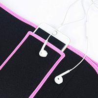 OEM Fábrica logotipo personalizado Marca Cintura Entrenador Wrap Lumbar Delgado Cintura Trimmer Cinturón Reductor Sauna Cinturón