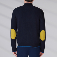Fabricant de pulls professionnel expérimenté, logo personnalisé, veste en tricot à manches longues pour l'hiver, cardigan pour homme avec fermetures éclair