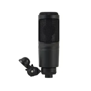 Microfone Cardioid Condenser Studio XLR AT2020, ideal para aplicações Project/Home Studio