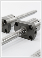 Long Service Life CNC SFU Ball Screw Kit GCr15 Material C3/C5 Grinding Grade Left Right Thread 12mm Diameter 4mm Lead Pitch