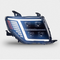 Phares LED pour Mitsubishi Pajero V93 V97 2007-2021, Éclairage dynamique à défilement séquentiel, Ensemble complet de phares LED