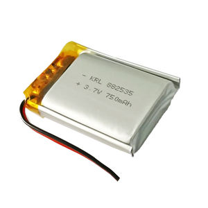 Baterai lithium 3.7V 882535 750mAh khusus untuk Perangkat Pintar Layanan OEM/ODM, baterai pouch Ringan dan Kecil dengan Kepadatan Tinggi - Product Image 1