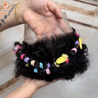 Perruque en dentelle pour cosplay, perruque courte noire bouclée pour filles, perruque de princesse pour cosplay, perruque de cosplay Blanche-Neige pour filles