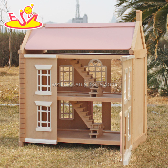 high quality children wooden victorian dolls house W06A237