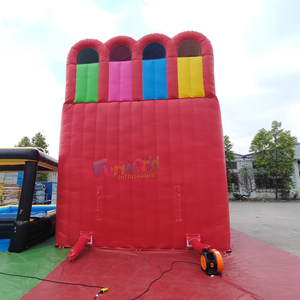 Tobogán inflable gigante para fiestas al aire libre, triple carril, tipo Lindy, para uso comercial en húmedo o seco. - Product Image 5