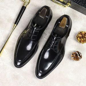 2025 New Trend Patchwork Men's <b>Shoes</b>-Leather <b>Shoes</b> with <b>Height</b> <b>Increasing</b> Luxury Customization for Office & Career - Product Image 5