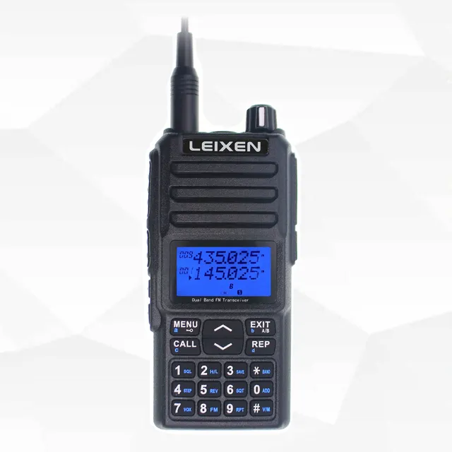 Leixen เครื่องรับส่งวิทยุ UV-25D 25W, วิทยุสื่อสารสองทาง UHF F/VHf 136-174และ400-480MHZ UV25D วิทยุสมัครเล่นสองทาง
