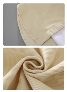 <span class=keywords><strong>Camicia</strong></span> da uomo in velluto a coste tinta unita <span class=keywords><strong>senza</strong></span> tasca con collo rovesciato su misura Polo a maniche lunghe - Product Image 6