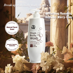Jabón corporal hidratante <span class=keywords><strong>Magik</strong></span> de 750 ml con logotipo personalizado y etiqueta privada - Tamaño familiar - Product Image 4