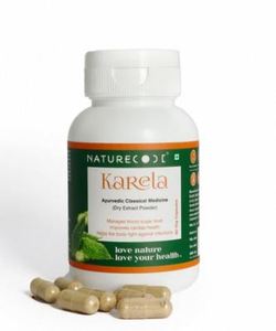 Cápsulas de Extracto de Karela de Uso Diario, Extracto Herbal Puro y Natural de Melón Amargo, Suplemento en Cápsulas - Product Image 1