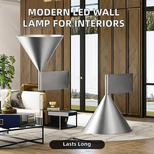 โคมไฟติดผนังข้างเตียง LED สีเงินที่ทันสมัย-โซลูชันแสงอเนกประสงค์สำหรับห้องนอนโรงแรมร้านอาหารร้านกาแฟและห้องนั่งเล่น - Product Image 2