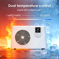 Pompe de refroidissement intégrée Ambohr pour bain froid avec télécommande WiFi et ozone pour bain chaud/froid et récupération sportive
