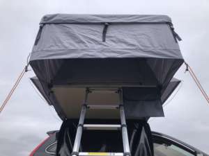 Haute qualité 140x310x130CM groupe de <span class=keywords><strong>flotte</strong></span> extérieure <span class=keywords><strong>Camping</strong></span> voiture tente sur le toit coupe-vent étanche Anti-ultraviolet tente de toit souple - Product Image 4