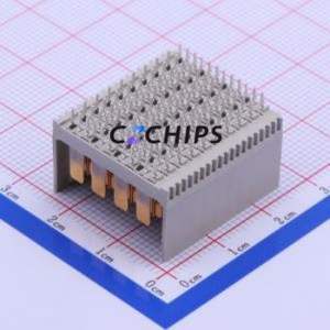 6469002-1 Board-to-Board & Backplane Connector Bent Lead Through Hole,P=2.5mm Connector 120P 2.5mm Right Angle Insert 8 - Product Image 2