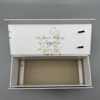Boîte cadeau de luxe personnalisée pour portefeuille, en carton rigide gris 2 mm, faible MOQ, pelliculage brillant, gaufrage, matériaux recyclés, éponge