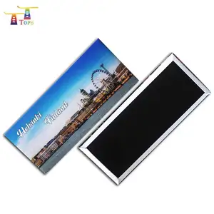 Hotsale norvegia 90*65mm banda stagnata Travel mondo città turistica Souvenir libanone materiale magnetico Thailand magneti da frigo