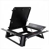 Bâche de protection solaire universelle en acier pour pick-up Ford F-150 4 portes, pleine hauteur, avec verrouillage manuel et étanche