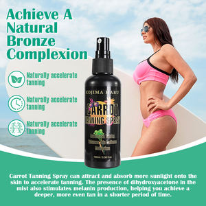 Etiqueta privada de alta calidad Vegan Sun Instant Self Facial Tanner Ligero Body Face Tanning Spray - Product Image 2