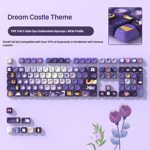 <span class=keywords><strong>Keycaps</strong></span> personnalisés en usine, 172 touches, SA <span class=keywords><strong>Gmk</strong></span>, pour clavier mécanique Cherry Mx Switch, capuchons de touches - Product Image 1