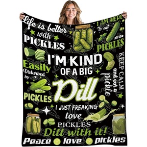 Couverture en flanelle motif couple squelette, couverture de sieste, douillette, chaude et super douce pour l'hiver, impression personnalisée, vente en gros - Product Image 3