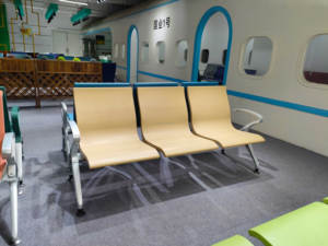 Hiện đại PU da tay vịn phòng chờ đợi ghế cho phòng khám sân bay bệnh viện cắt tóc tiệm phòng tập thể dục cho tiếp tân hội nghị khách - Product Image 3