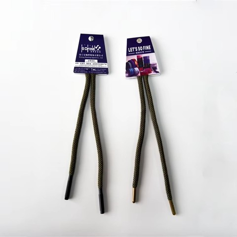 Value Sets Sport Fancy No Tie Elastic Shoelaces Custom Metal Round Elastic Shoelaces
