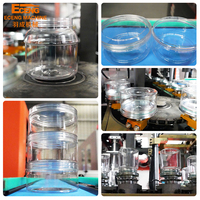 Pot en plastique entièrement automatique commercial faisant la machine 1 boîte en plastique de cavité 5 litres faisant la machine de soufflement pour des affaires d'emballage d'ANIMAL FAMILIER