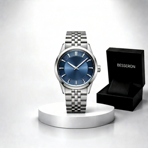 Reloj de Pulsera Mecánico Automático de Lujo con Esqueleto, Correa de Acero Inoxidable, Manecillas Luminosas, Resistente al Agua 5ATM, para Negocios y Uso Casual - Product Image 1