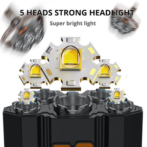 Smart Home Products High Power 5 <b>LED</b> <b>Flashlight</b> Rechargeable With Built in Battery Strong Light Camping Smart Home Products - Product Image 5