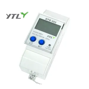 Smallest 3 phase energy meter RS485 and Modbus Din rail Multifunction electric meter