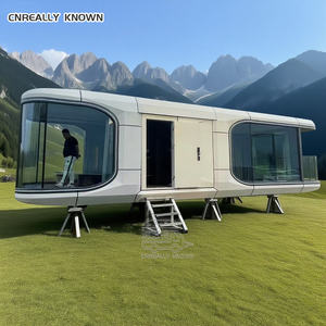 Maison de bord de mer avec matériaux résistants à la corrosion pour propriété frontalière sur la plage, capsule spatiale - Product Image 6