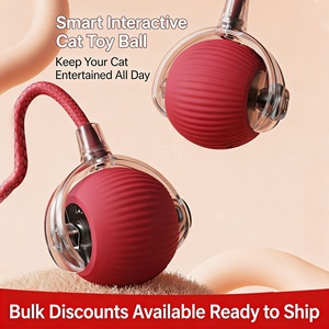 Juguete Interactivo <span class=keywords><strong>para</strong></span> Perros y Gatos, Pelota Rodante Ecológica, Reutilizable y Recargable, <span class=keywords><strong>de</strong></span> EVA, con Rotación <span class=keywords><strong>de</strong></span> 360 Grados - Product Image 1
