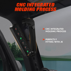 Panneau de commutation 12V 24V Off Road Aux 6 Gang sans fil pour Wranger <span class=keywords><strong>JK</strong></span> - Product Image 4