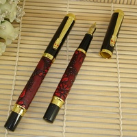 Stylo plume personnalisé ACMECN, design unique, cuir PU gaufré, encre liquide, stylo de bureau et d'affaires, papeterie mignonne, stylos à encre