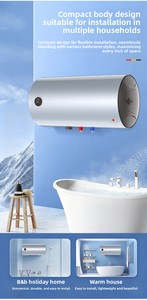 <span class=keywords><strong>Chauffe</strong></span>-<span class=keywords><strong>eau</strong></span> électrique <span class=keywords><strong>horizontal</strong></span> mural pour foyer et maison, avec réservoir de stockage - Product Image 6