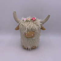 2023 Offres Spéciales en gros personnalisé Highland vache Animal en peluche peluche Highland vache périphérique pour enfants jouet poupées