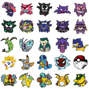 Оптовая продажа, унисекс, металлические аниме-эмалевые булавки Jigglypuff Squirtle Raichu, Детские Броши из сплава для одежды, вечеринки, свадьбы, подарки - Product Image 6