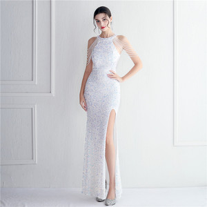 Hot Sale Sequined <strong>Black</strong> Mermaid Prom Dress Formal Evening <strong>Gowns</strong> Women Banquet Dress - Product Image 2